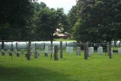 Picture of gravestones in Spring Creek Mennonite Cemetery