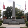 PIcture of the cenotaph in Mount Forest - taken from the back of it.