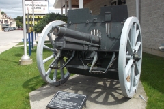 Field Gun standing in front of the Mount Fores Legion